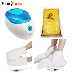 2.2L Wax Warmer Paraffin Heater Machine With 350g Paraffin Wax & Heated Electrical Booties and Gloves for Hydrating Heat Therapy