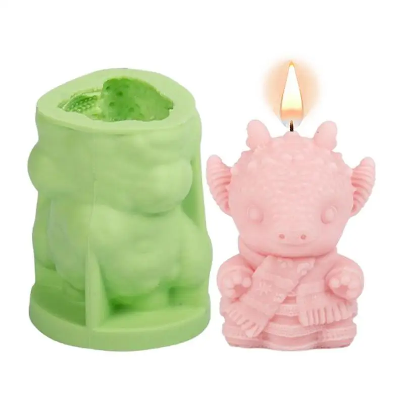 Animal Candle Molds For Candle Making Resin Mold Cute Ornament Animal For Resin Ornaments Handmade Soap Scented Candles