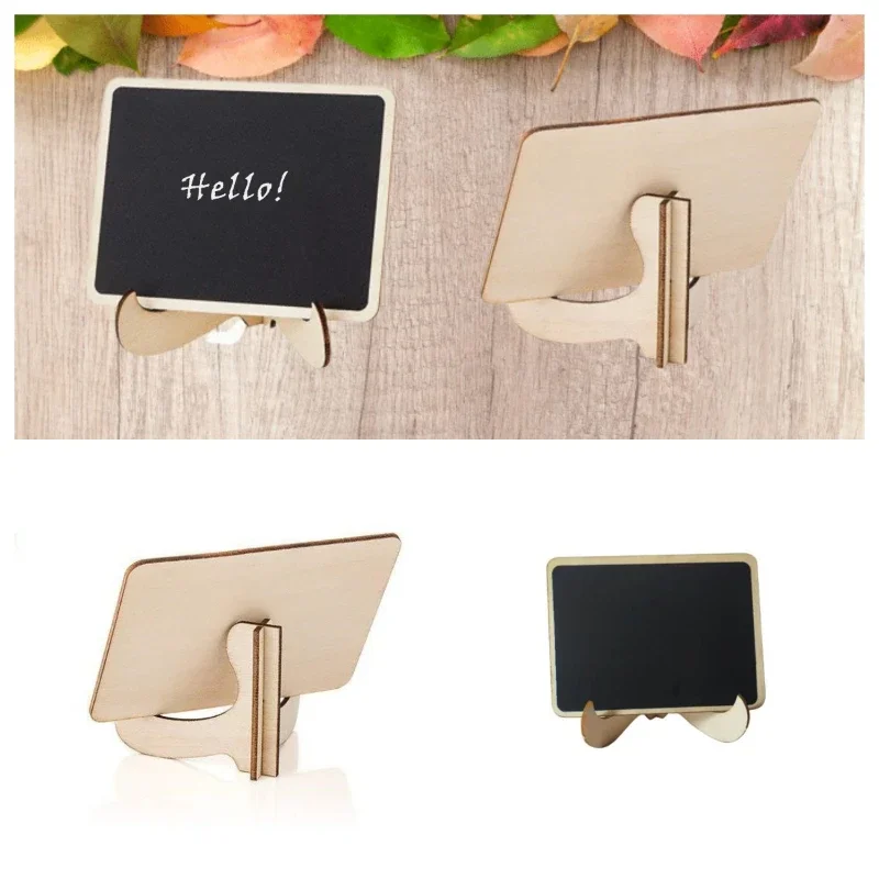 4pcs Message board, wooden decorative blackboard, wedding banquet, board signs, message board, multifunctional decoration