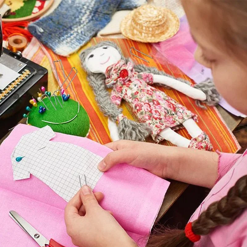 Nähen von U-Stiften Gabel stifte für Stoff Bastel stifte Quilt stifte Doppel block ier stifte Ornament Kleiderbügel u Haken zum Nähen von Stoff handwerk