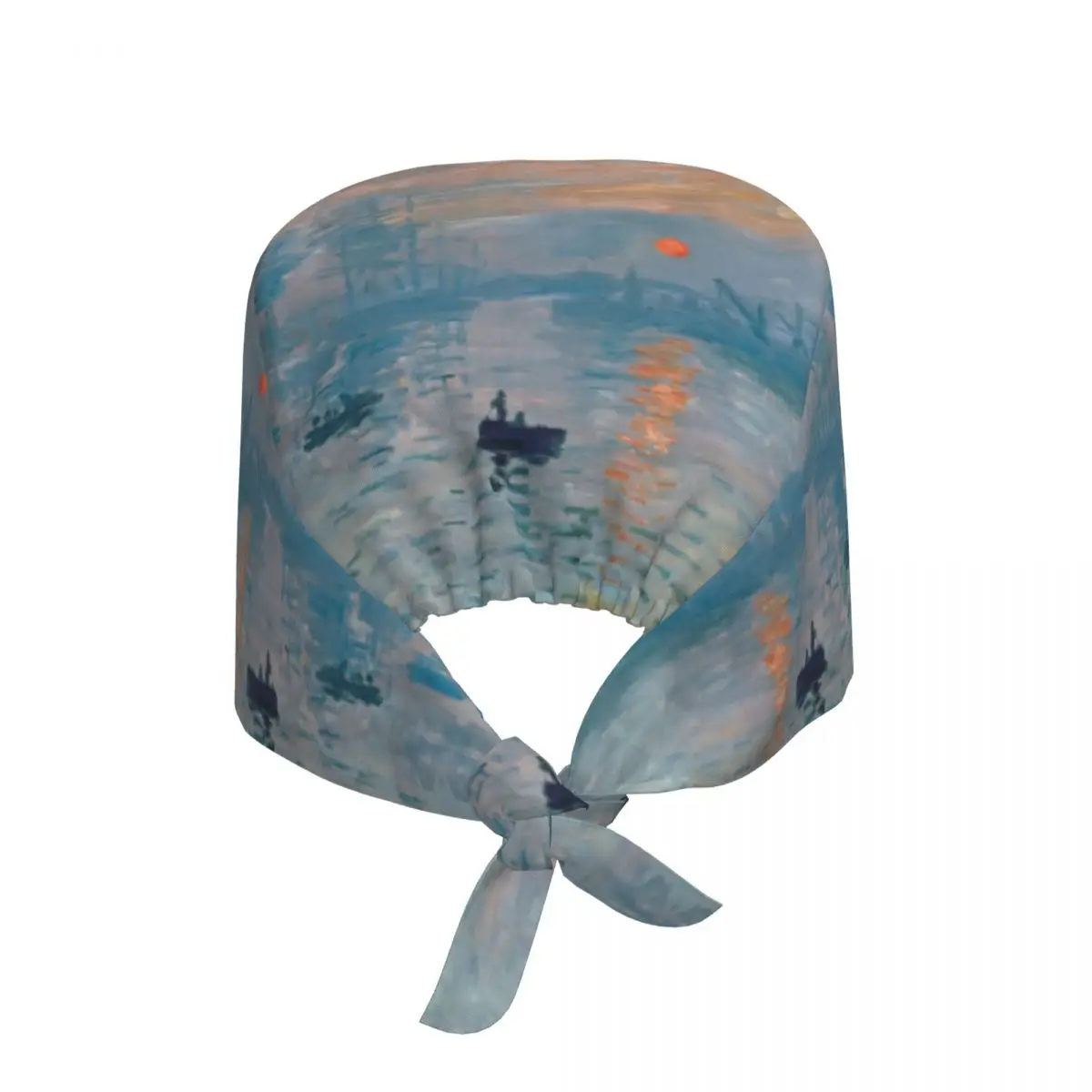Impression Sunrise  Nursing Work Cap Surgical Scrub Caps Nurse Medical Cap Claude Monet Art Work Scrubs Hat for Medical Surgical