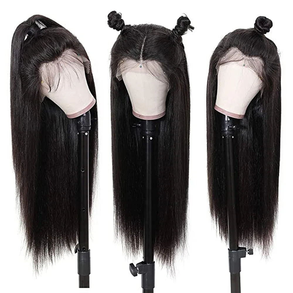 30 Inch Straight Lace Front Wig Human Hair HD 13x4 5x5 Lace Frontal Wigs  Full Lace Wig Human Hair Ready to Wear