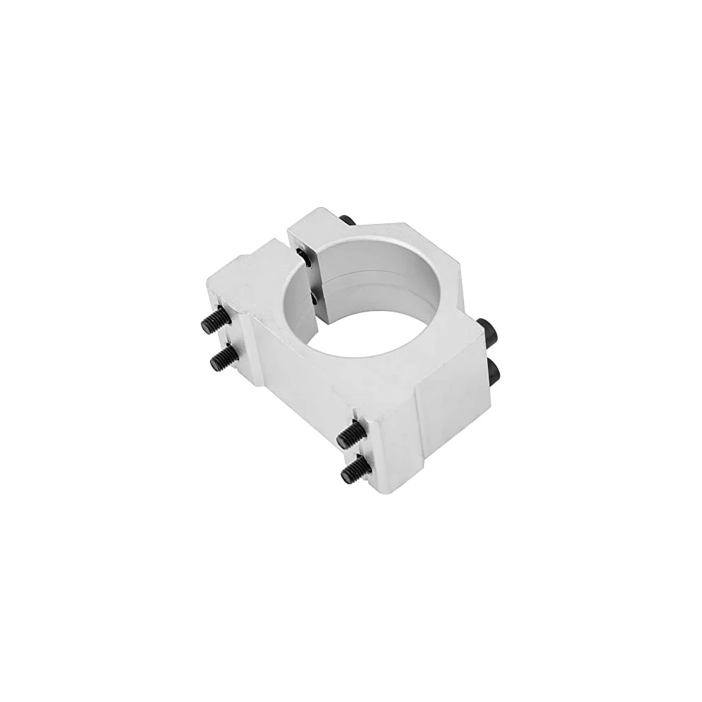 1pc 52 Spindle Motor Bracket Cast Aluminium Spindle Clamp Bracket with 4 Screws for 3D Printing CNC Engraving Millng Machine