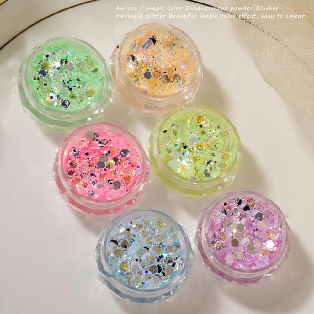 1 Box Nail Art Glitter  Sufficient Quantity   Nail Sequins All-Purpose Nail Art Glitter Sequins Craft Decor