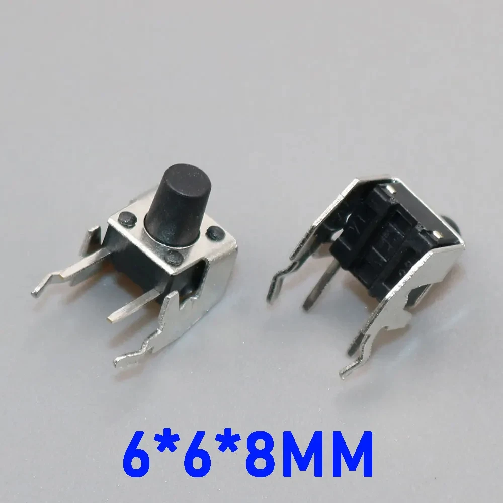 10 Stück/Set 6*6mm Taster-Set, Taktile Drucktastenschalter, Höhe: 4,3 5~13MM DIP 4P Mikroschalter 6x6 Tastenschalter für Arduino – Detail 5