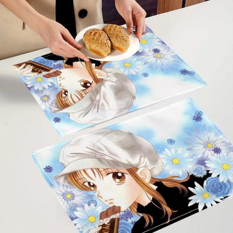 Marmalade Boy 02 Placemats For Dinner Table Decoration Accessories Linen Fabric Table Mat 30X40CM For Children Gift 7.10