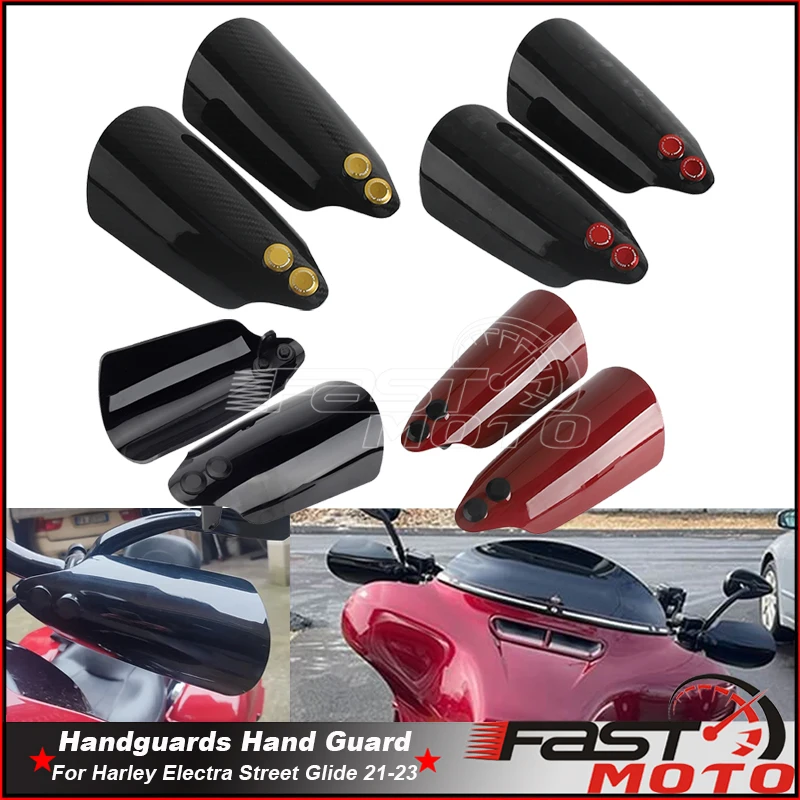 

Motor Handlebar Hand Guard Protector Handguard Shield Cover For Harley Street Glide CVO/SE Special Electra Glide Standard 21-23
