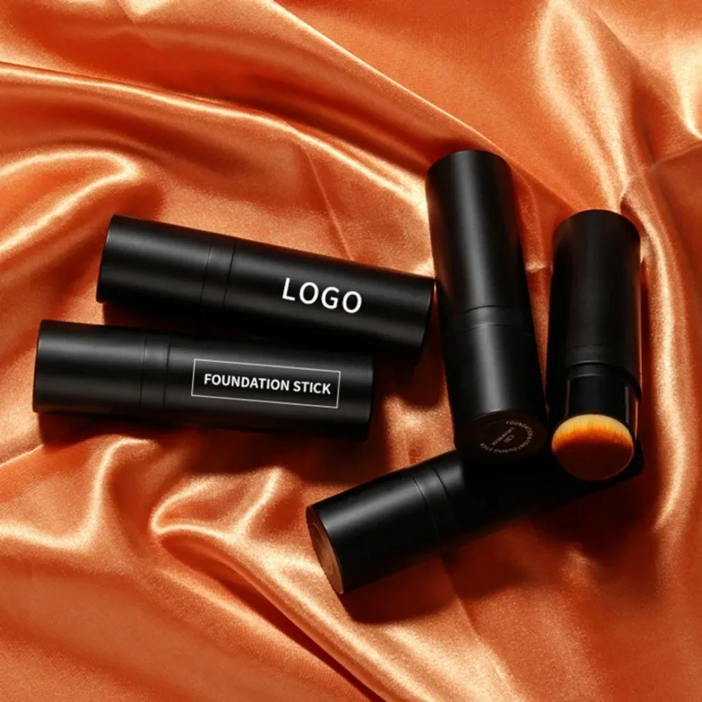 Custom Logo Vegan Face Foundation Concealer Pen Long Lasting Dark Circles Corrector Contour Concealers Stick Blusher Makeup