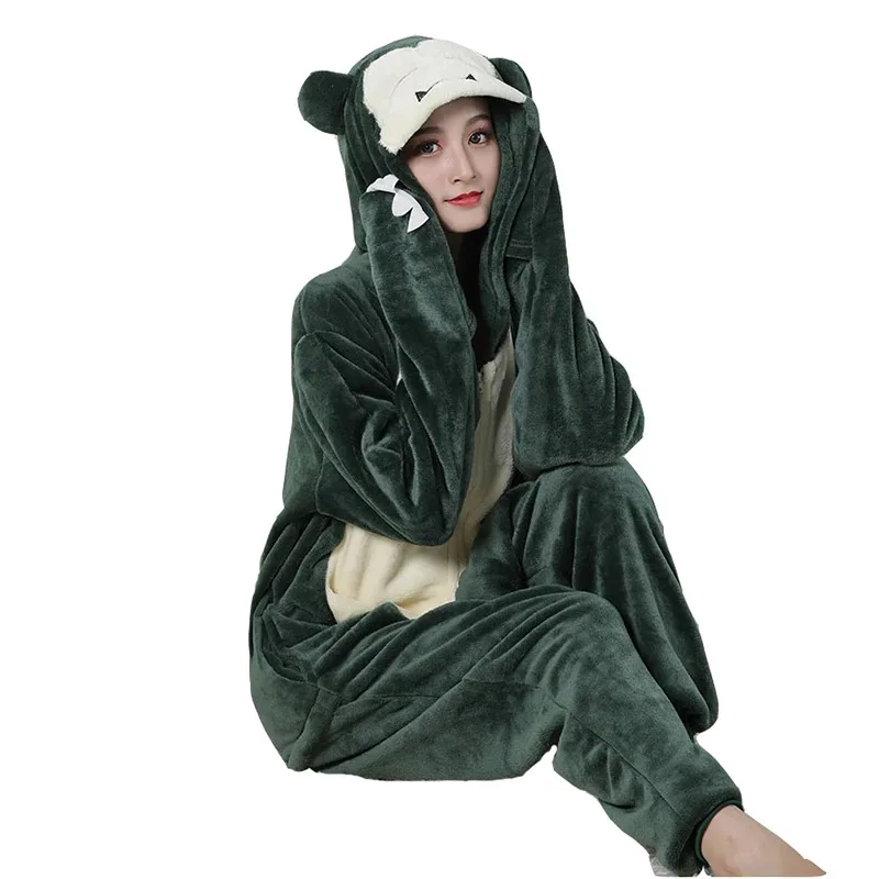 2025 New XXL Men Kigurumi Pajamas Flannel Plus Size 1-Piece Pyjama Anime Onesie For Adults Women Onsie Christmas Full Body Sleep
