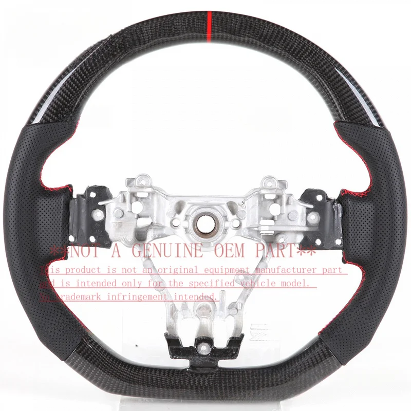 For Volkswagen Steering Wheel Horn Cover Sti Carbon Fiber Custom Horn Shell Decorative Cover