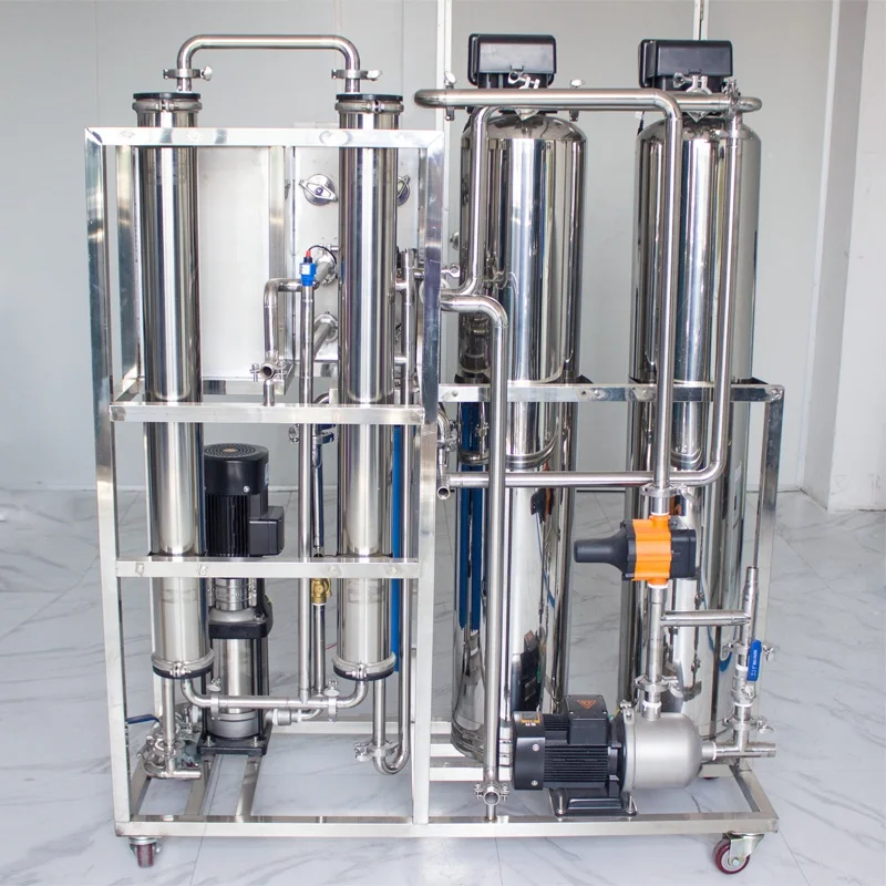 Stainless Steel Large Commercial RO Water Purification Plant Industrial Treatment System Custom