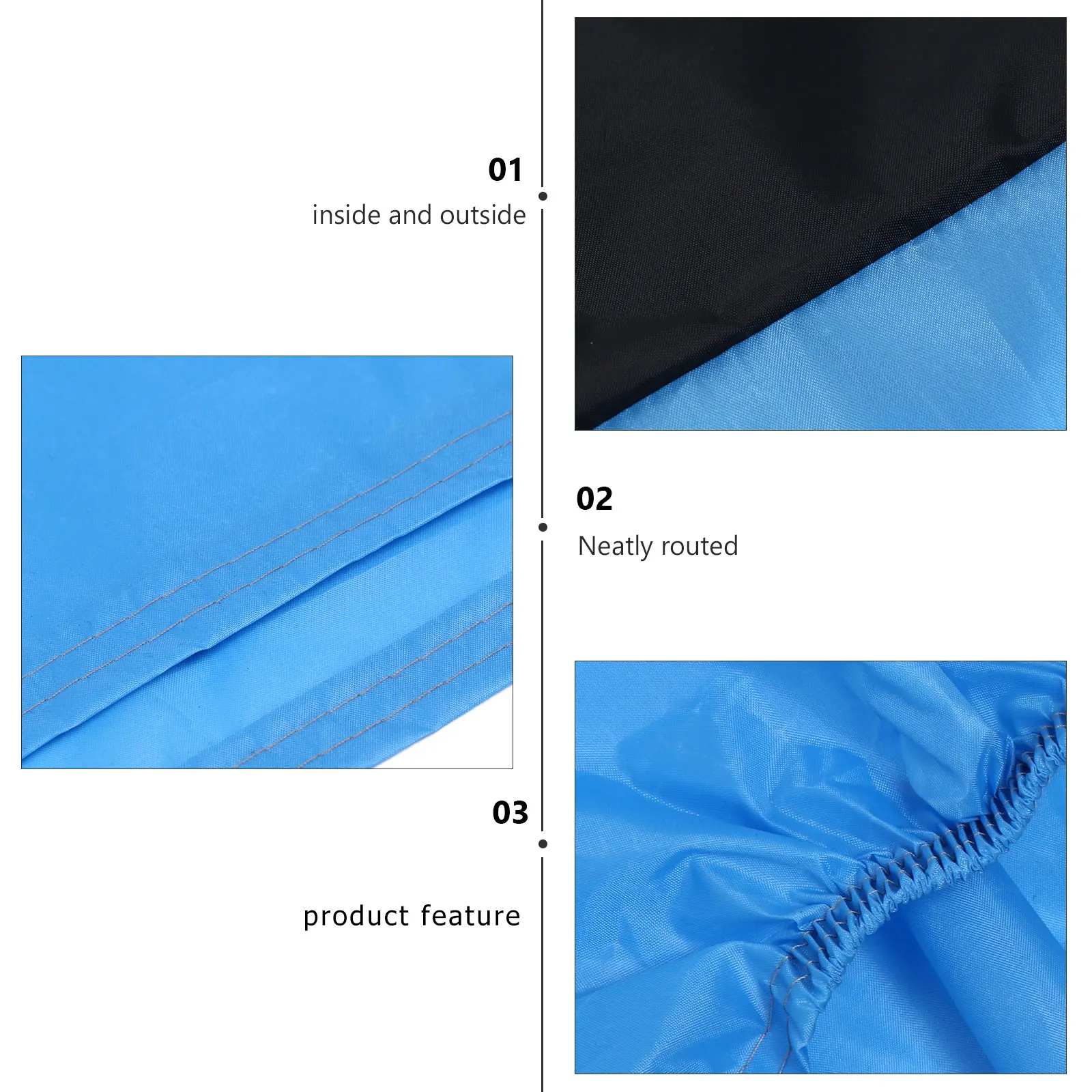 

Bike Cover Waterproof Storage Pouch Outdoor with Lock-hole Umbrella Cloth Mountain