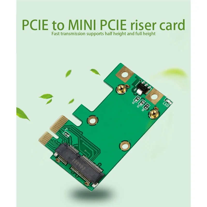 การ์ดอะแดปเตอร์ PCIE เป็น Mini PCIE การ์ดอะแดปเตอร์ Mini PCIE เป็น USB3.0 ที่มีประสิทธิภาพ น้ําหนักเบา และพกพาได้