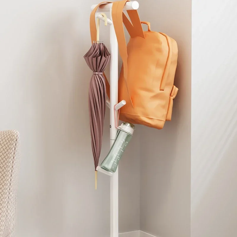 Children's Book Bag Rack Backpack Hanging Rack Home Coat Stand Floor Single Rod Desk Side Hanging Bag Shelf Practical Storage