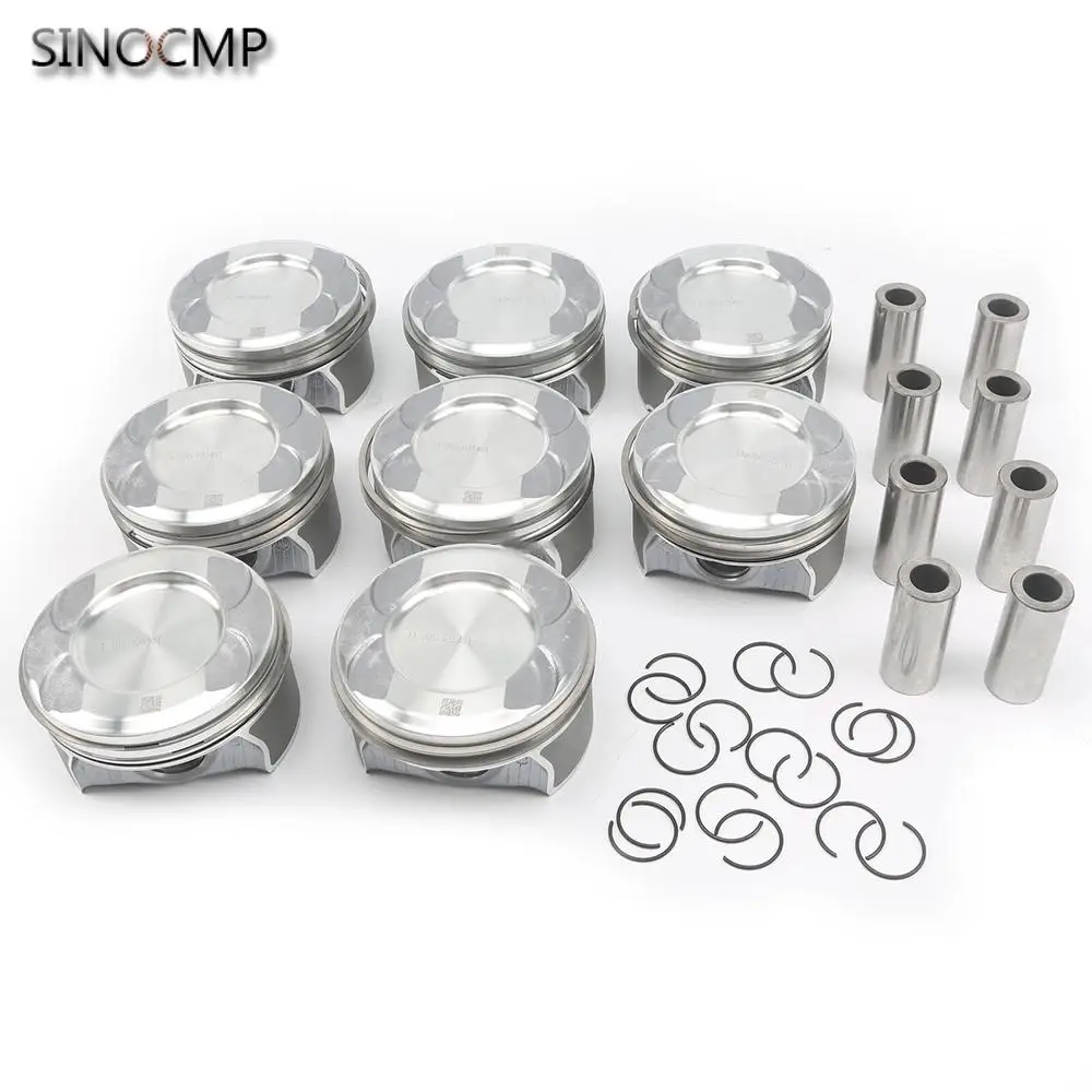 

8pcs Engine Pistons Set Φ24mm 92.9mm 2780301117 2780301517 2780302317 For Mercedes-Benz W222 W166 W221 4.6L 4.7L Car Replacement