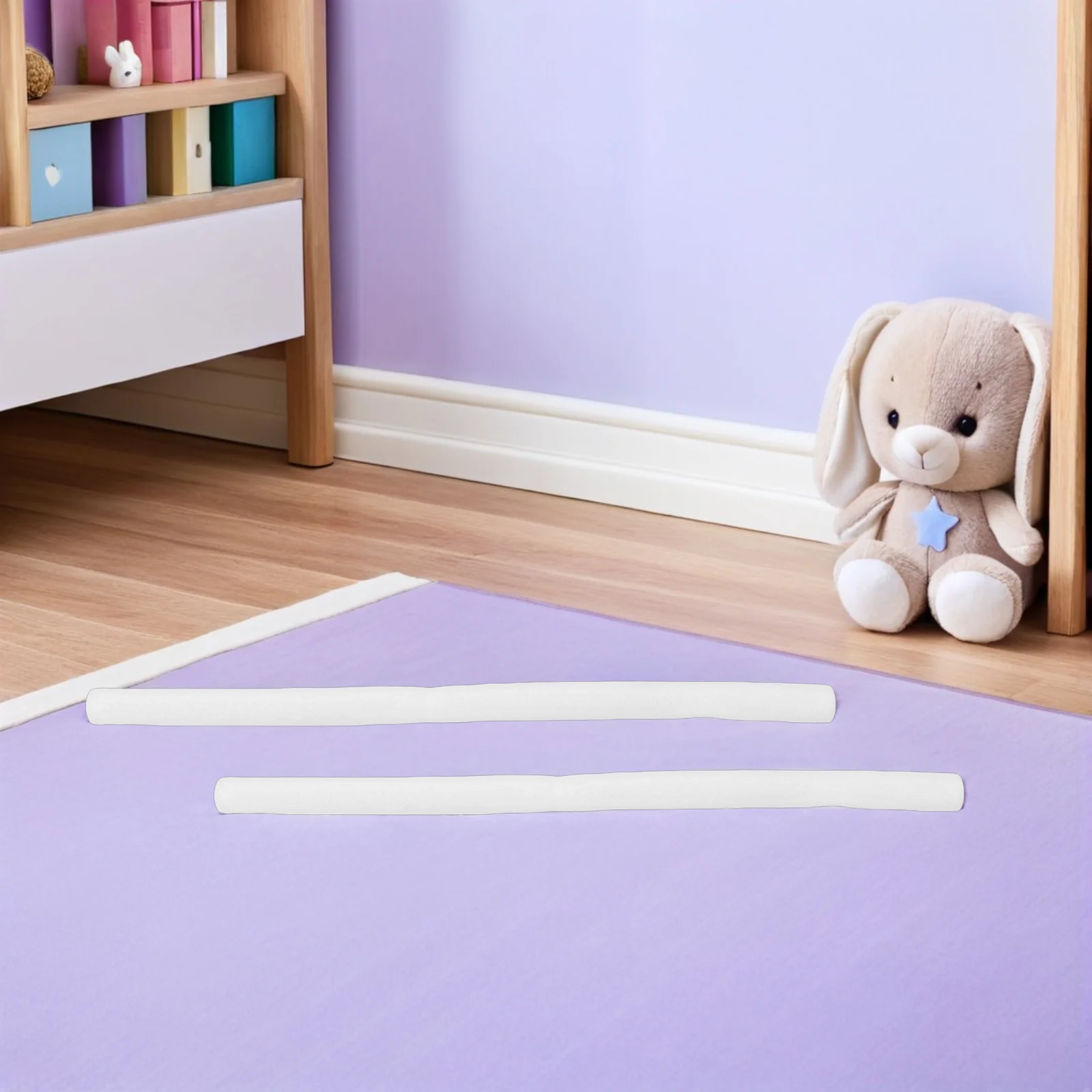 6 pièces parc pour bébé pôle rembourrage couverture de Tube en mousse souple 65Cm pour bébé sécurité clôture Protection universelle ajustement 32Mm garde de tuyau en métal