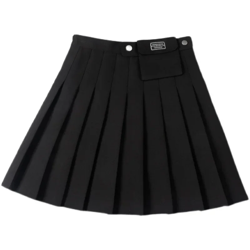 The new golf female money pleated skirt exposed joker prevention wear high waist institute wind divided skirts