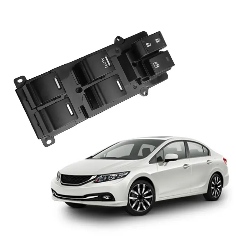 Car Electric Power Master Window Glass Lift Control Switch 35750-TR0-A41 For Honda CRV Civic 2015-A08Q