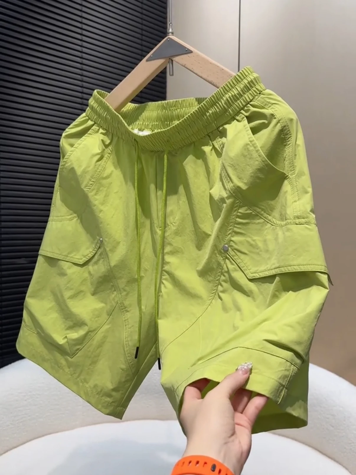 

Summer New Style Men's Casual Outdoor Workwear Shorts Quick Dry Multi-Pocket Fashionable Shorts for Youth Daily Wear