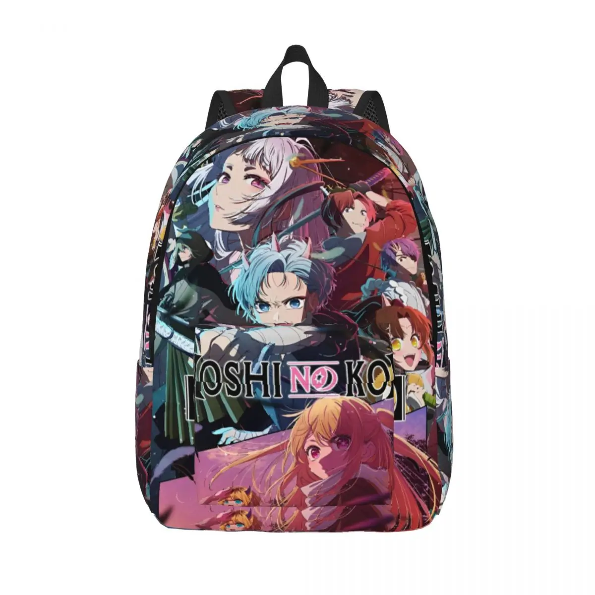 Mochila Oshi não Ko para homens e mulheres, mochila de manga de anime, mochila de viagem para estudantes do ensino médio