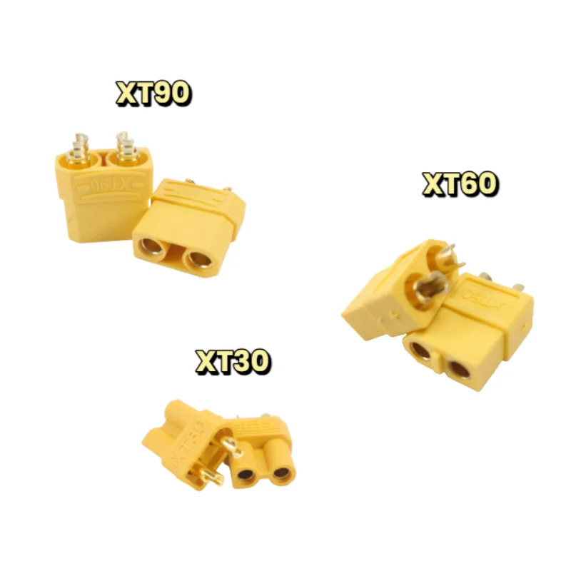 5PairsXT30/XT60/XT90Bullet Connector Kit Stecker/Buchse Stecker für RC FPV Drone Lipo Batterie Hohe Strom niedrigen Widerstand Verschiedene Set