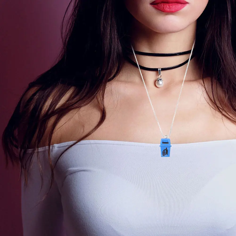 10개입 쓰레기통 참 장식 미니 레진 펜던트 DIY 귀걸이 제작 재미있는 액세서리 대량 공예 장식품