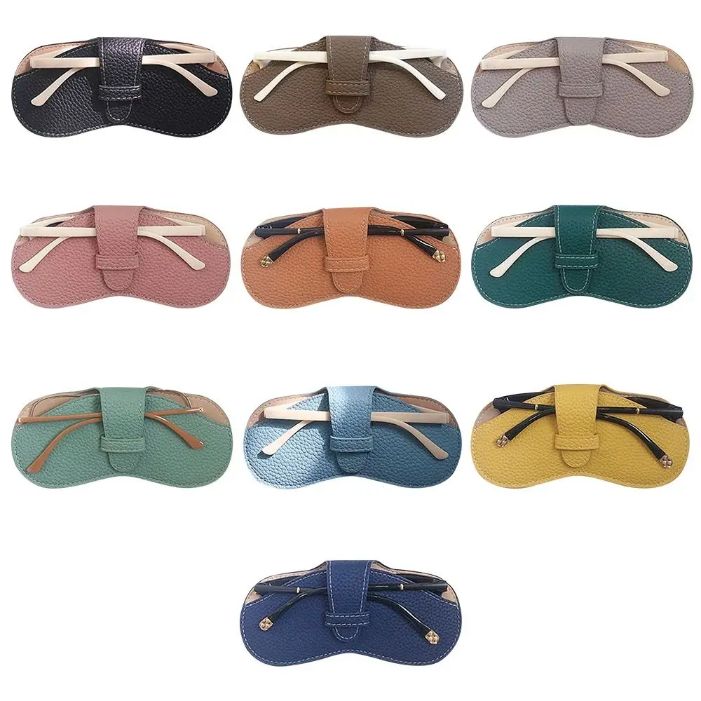 حافظة نظارات من الجلد الصناعي مضادة للضغط ، حقيبة تخزين النظارات الشمسية ، غطاء واقي للنظارات ، تخفيضات كبيرة