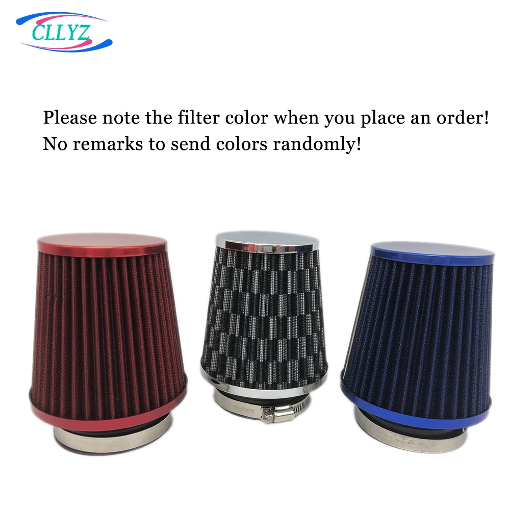 CLLYZ Car Cold Air Intake System Accessories Red Aluminum Intake Pipe With Filter For TOYOTA Corolla Yaris