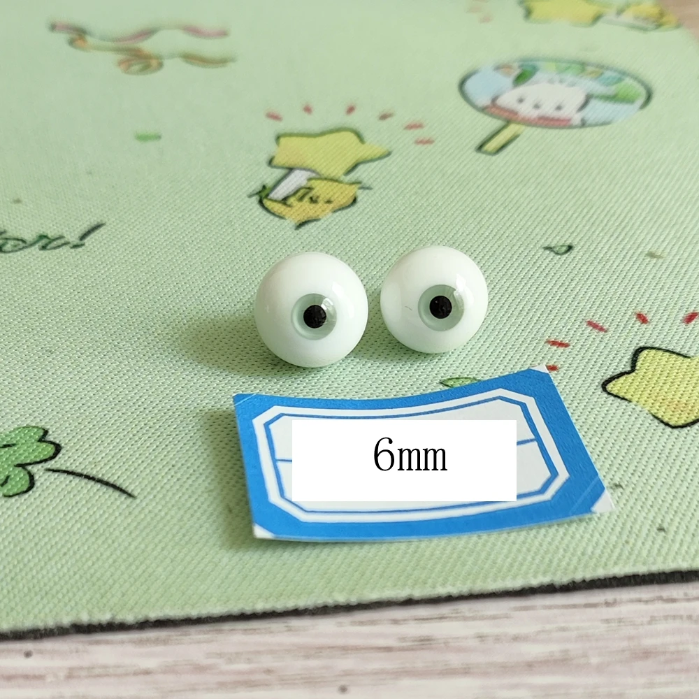6mm 8mm 10mm 12mm 14mm 16mm 70cm ID75 MSD YOSD SD BJD doll Glass Eyes Eyesball JDHA03 Green Color