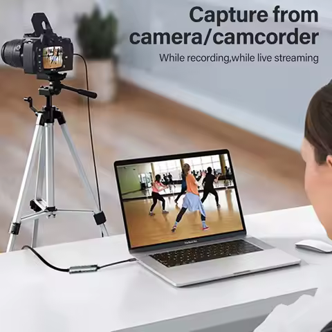 USB 3.0 Type C To HDMI Video Capture Card 4K 1080P Game Grabber Record for PS4 PS5 Switch Camcorder PC Macbook USBC USB3.0 2 A