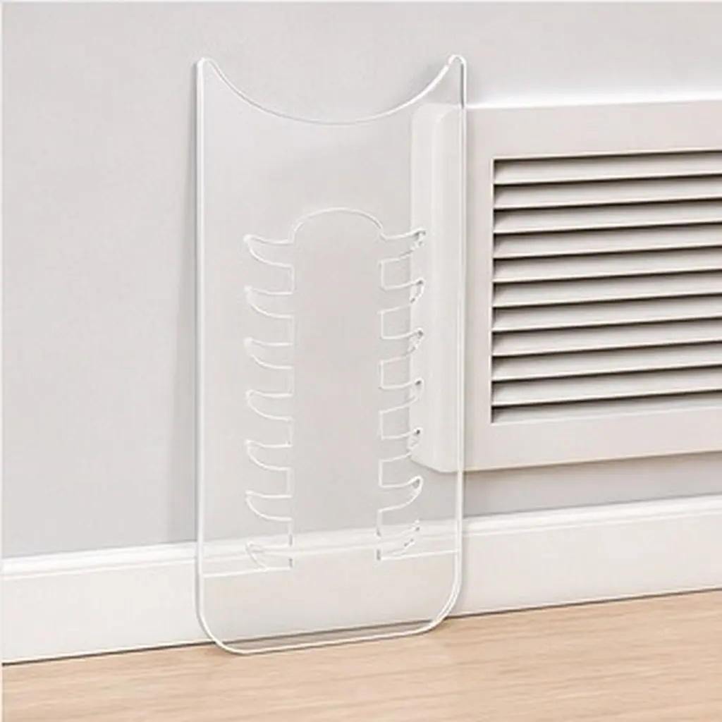 Transparent Adjustable Wall Spacer for Furniture Legs Bed Couch Sofa Stopper Wall Protector Scratch Fire Resistant Organizer