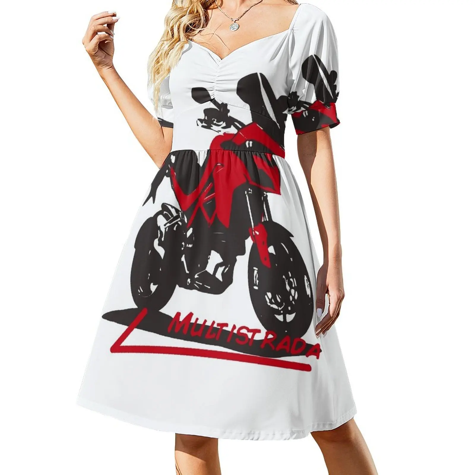 

Motorcycles are indeed fun Short-Sleeved Dress loose summer dress sexy dress