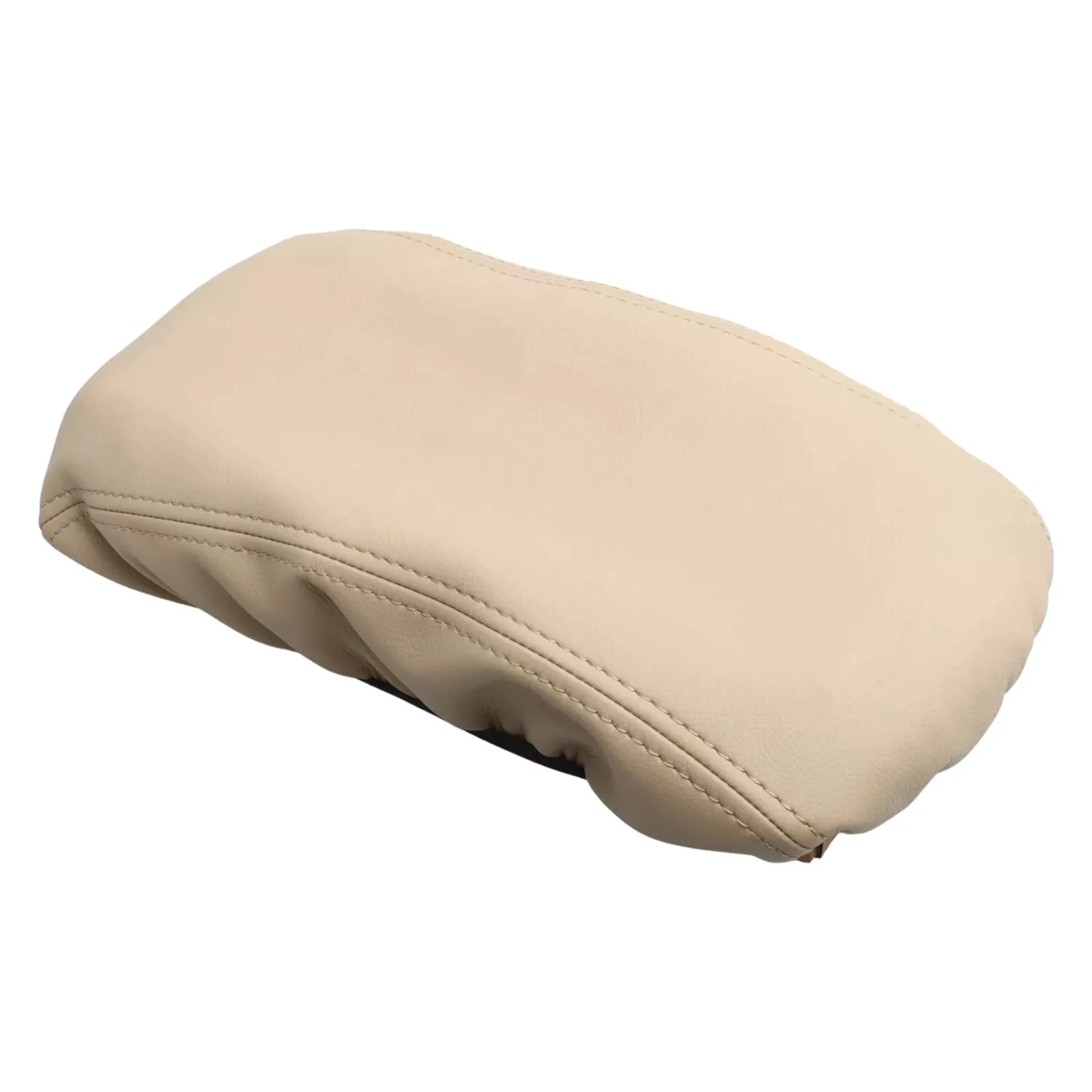 Beige Microfiber Leather Center Console Lid Armrest Cover for Hyundai Sonata 2015-2019 Car Interier Accessories Replacement