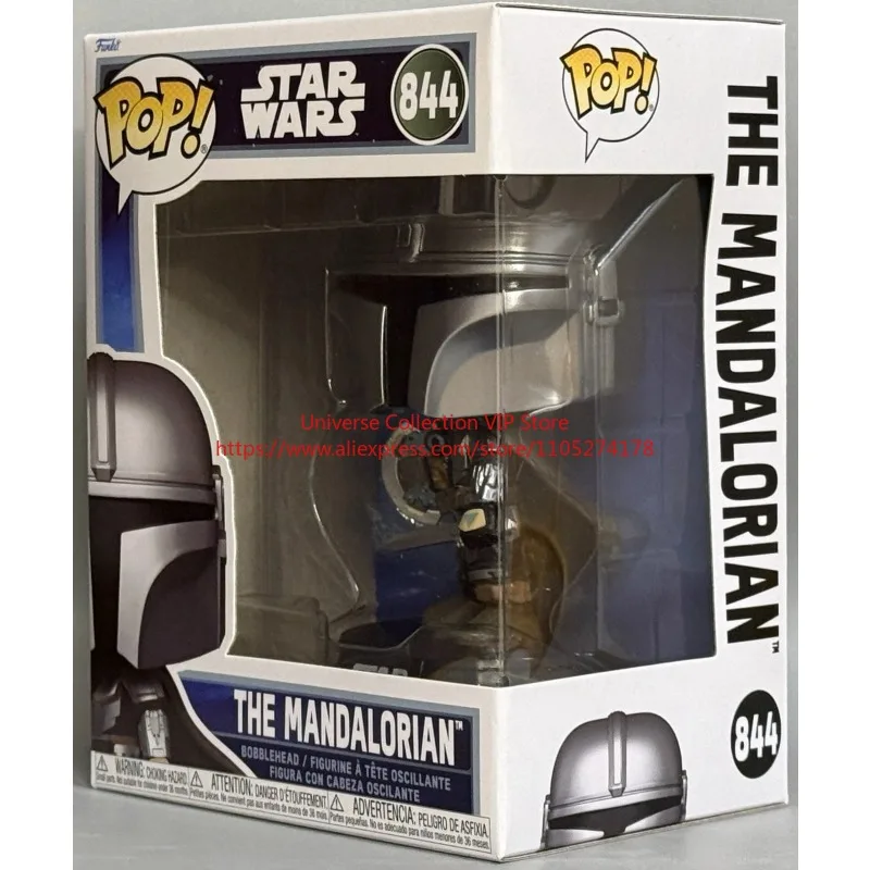 Funko Pop Star Wars The Mandalorian Figura de vinilo oficial Artículo coleccionable 844 #   Regalo para fanáticos y coleccionistas de Star Wars