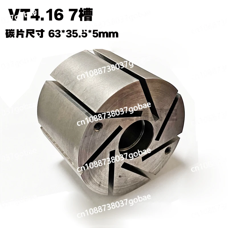 Vacuum Pump Rotor VT4.2540K VT3.80D VT3.140 Replacement Parts with Cylinder Block End Cap