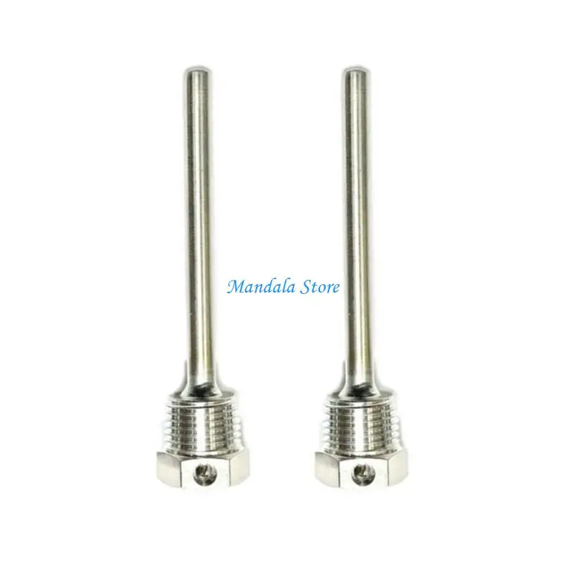 

U2JC 304 Stainless Steel Thermowell Thermocouple Thermopocket 50/100/300mm Weldless Thermowell for Temperature Sensors Probe