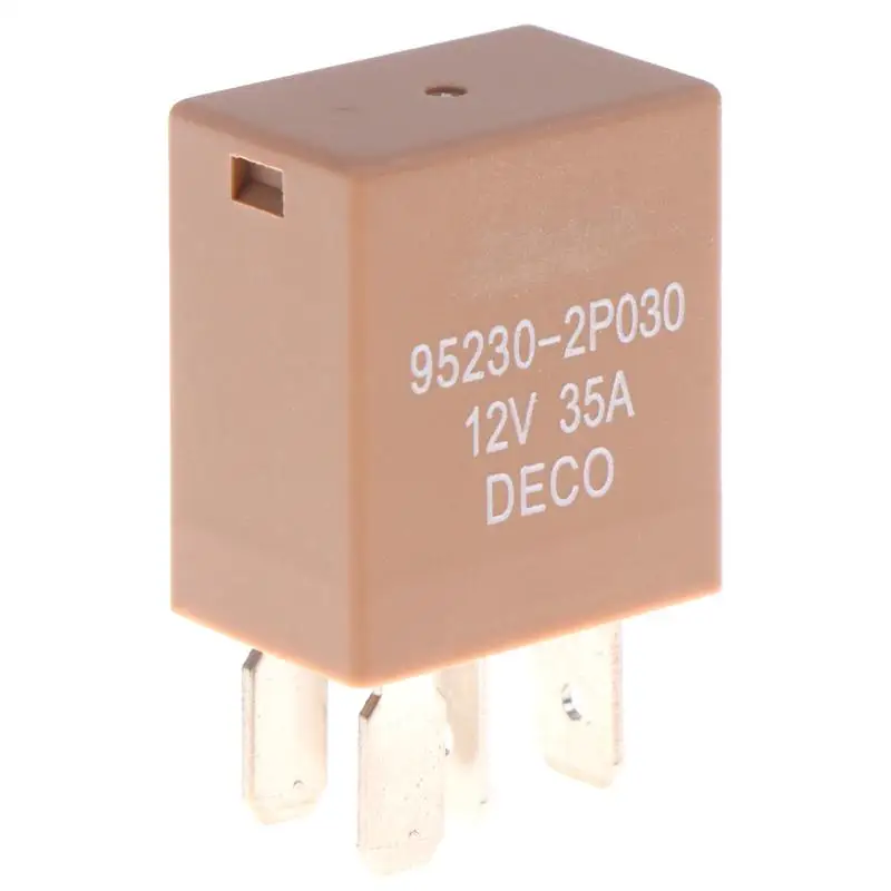 12V 35A Automotive Relay 95230-2P030 4Pin Car Relay Stable Conductivity For Vehicle Electrical Repair Replacement