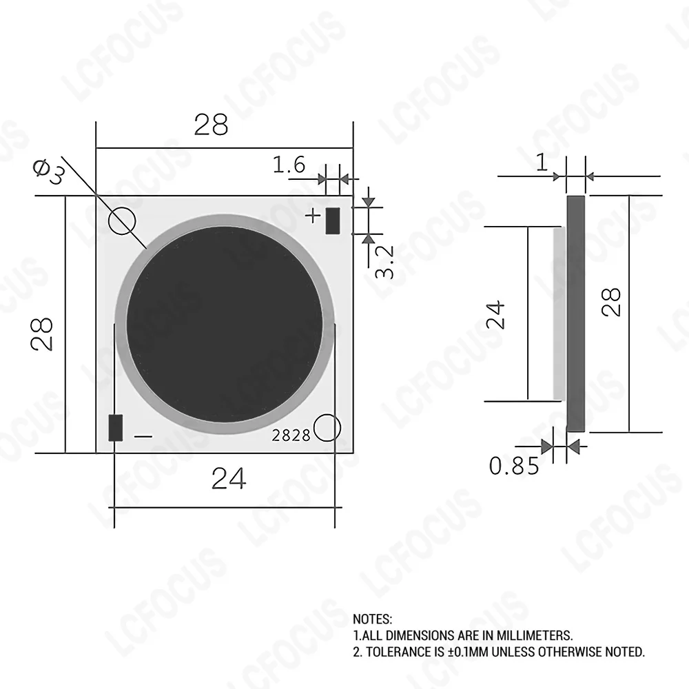 Ra 90 COB 20W 30W 40W 50W 60W 70W 80W 100W LED Chip Warm Natural White 3000K 4000K 6000K 2828 Bulb Track Light Beads Downlight