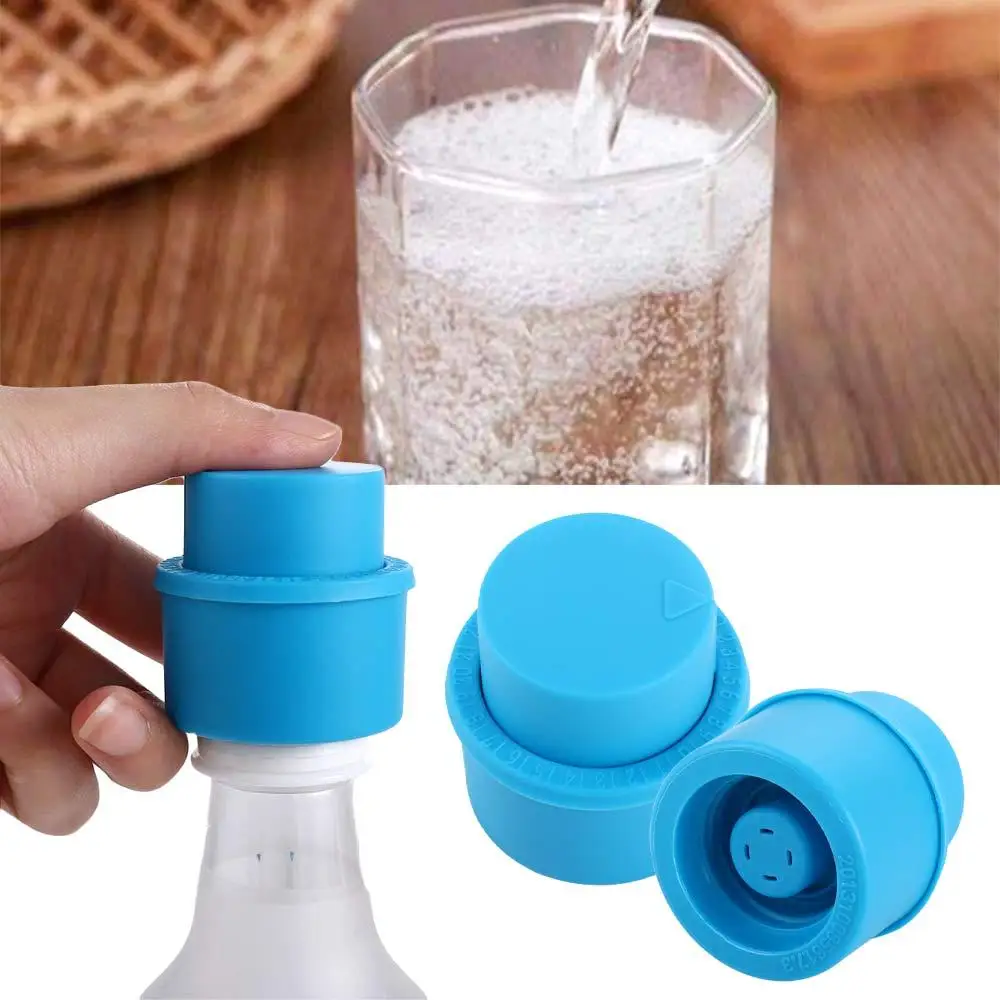 

Carbonated Push Type Fizzy Drink Sealer Soda Cola Stopper Bottle Top Saver Lid Pressure Cap