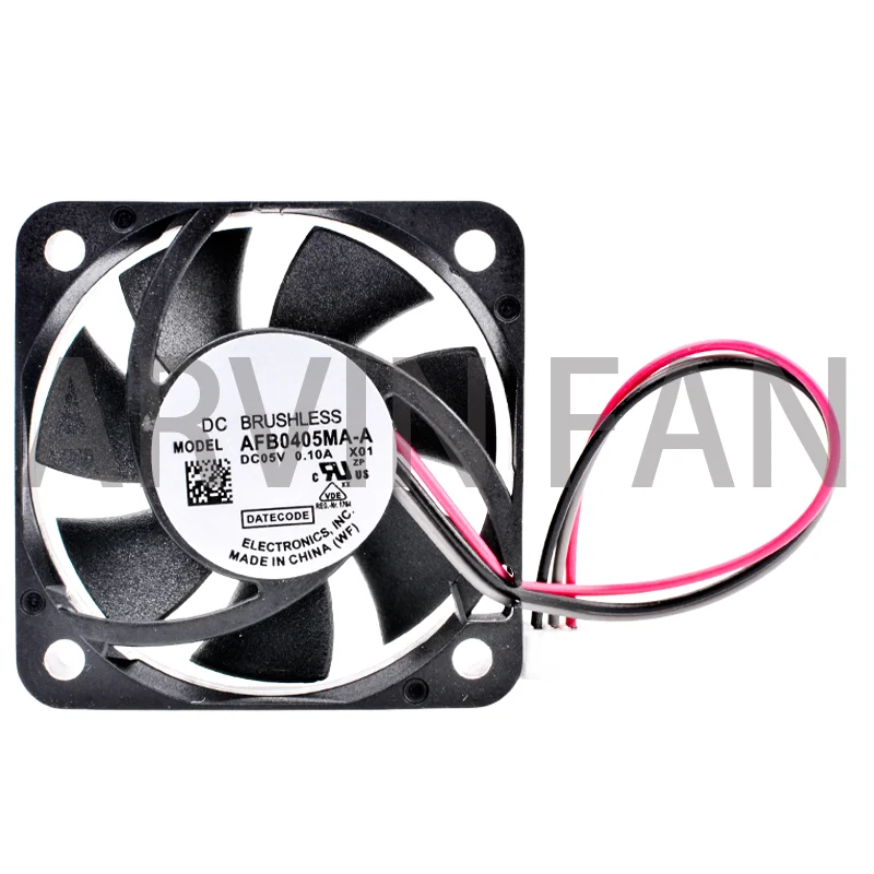 

Brand New Original AFB0405MA-A 4cm 40mm Fan 40x40x10mm DC5V 0.10A Dual Ball Bearing 3-line Cooling Fan For Micro Device Router