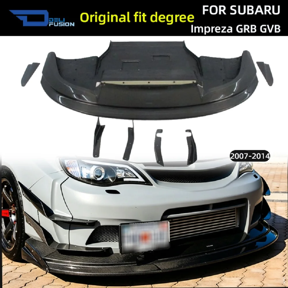 Карбоновый задний диффузор для Subaru Impreza GVB Saloon WRX STI 2007-2014, стиль VRS, широкий кузов, точное соответствие, комплект для тюнинга автомобиля