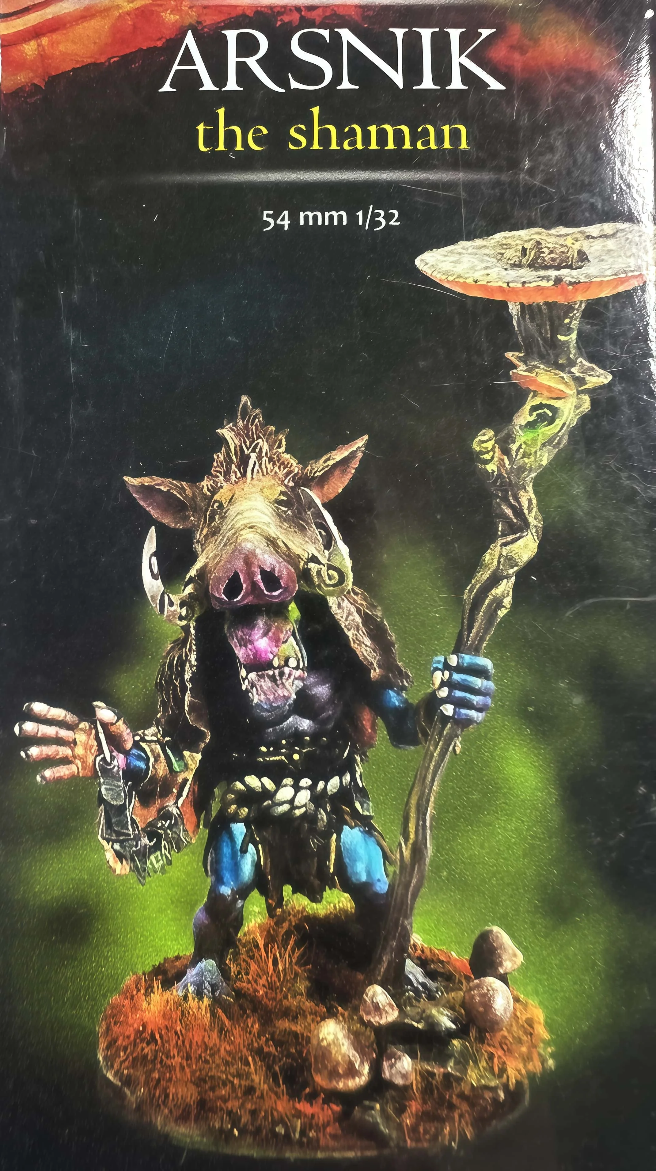 

54mm Cast Resin Model Assembly Kit, GK， Resin Shaman Priest Model, Unpainted