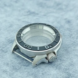 42MM Case SKX Case Watch Case with Sapphire Mirror for Men's Watch Part 007 Watch Modification Parts Fits NH35/36 Movement