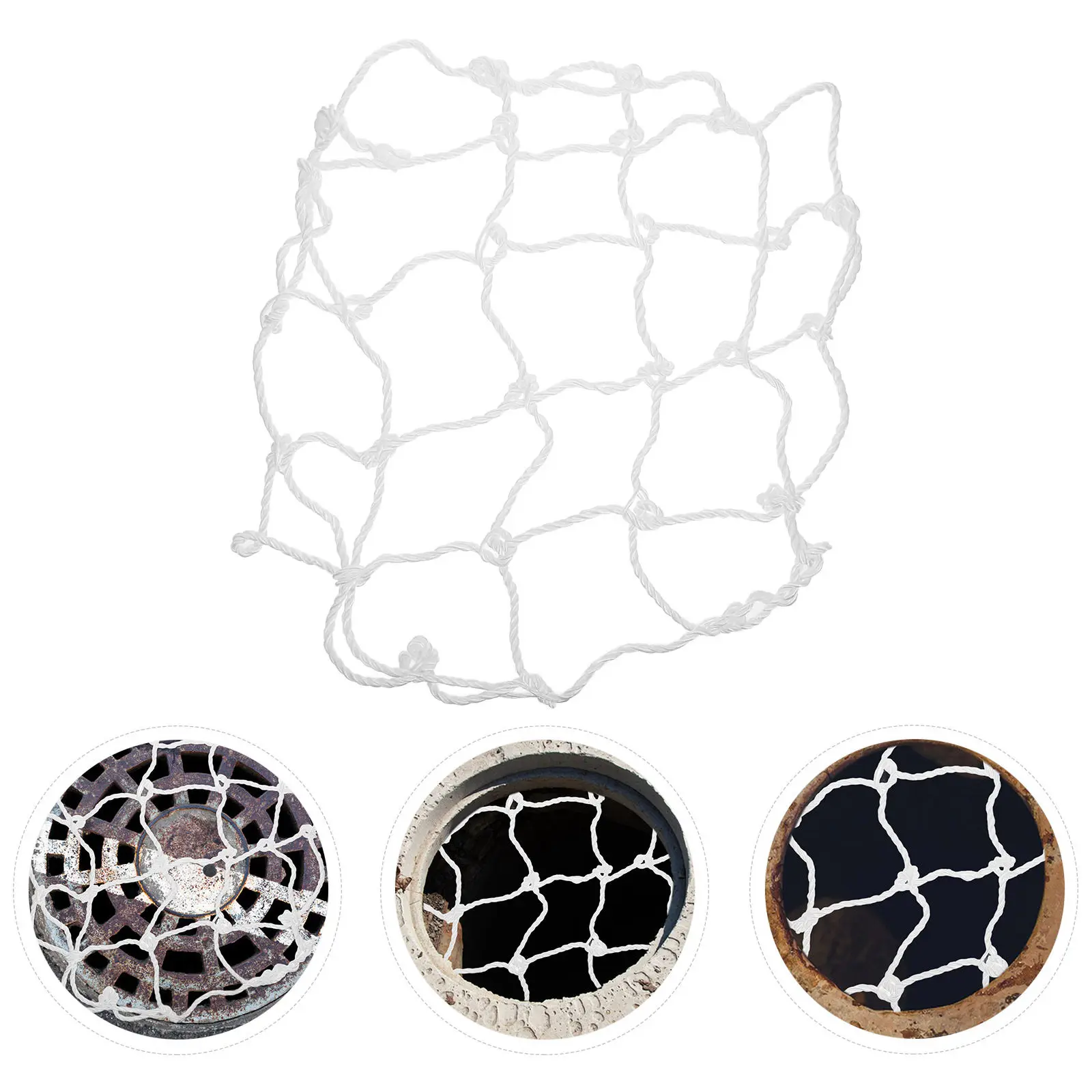 

60Cm Round Safety Net Nylon Cover Prevents Debris Animal Entry Sewer System Protection Municipal Sanitation Equipment