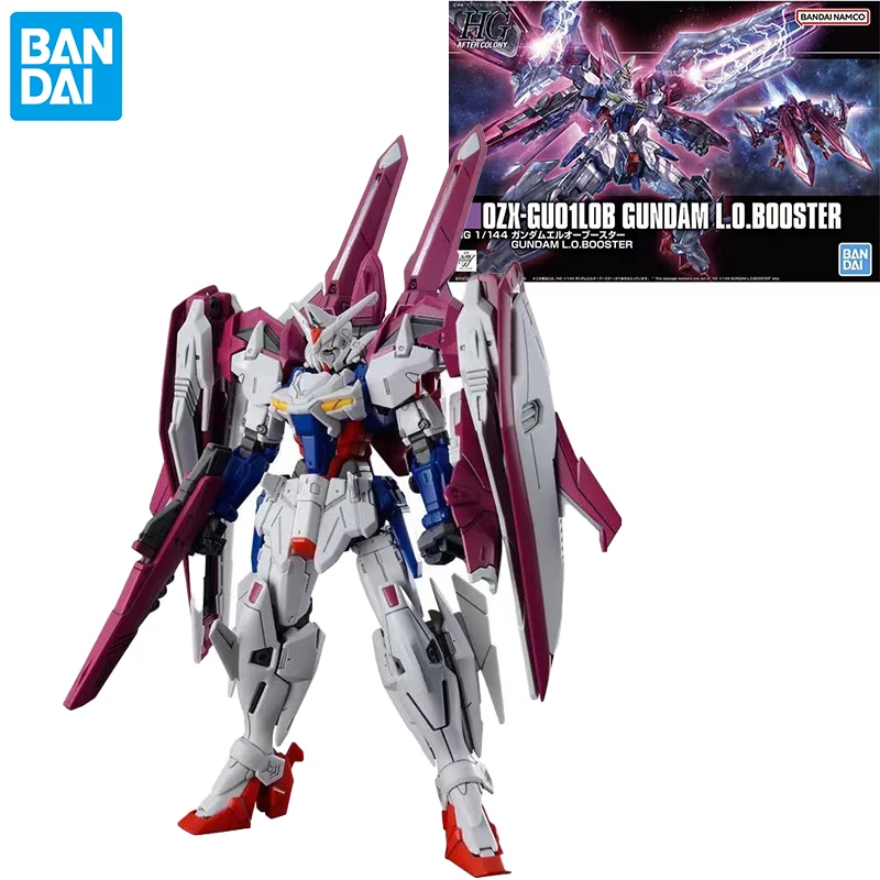 Bandai HG 1/144 OZX-GU01LOB Gundam L.O.Booster Model Kit P-Bandai Limited Action Figure Model Gift Toy Collection for Kids