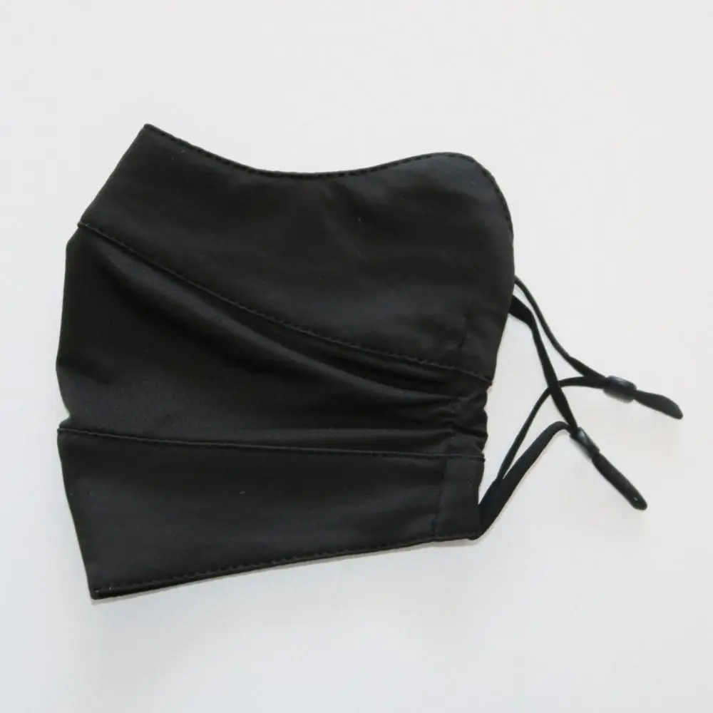 Nylon Face Cover Sun Protection Face Mask Breathable Reusable Sunscreen Mask Washable Solid Color UV Face Shield Outdoor