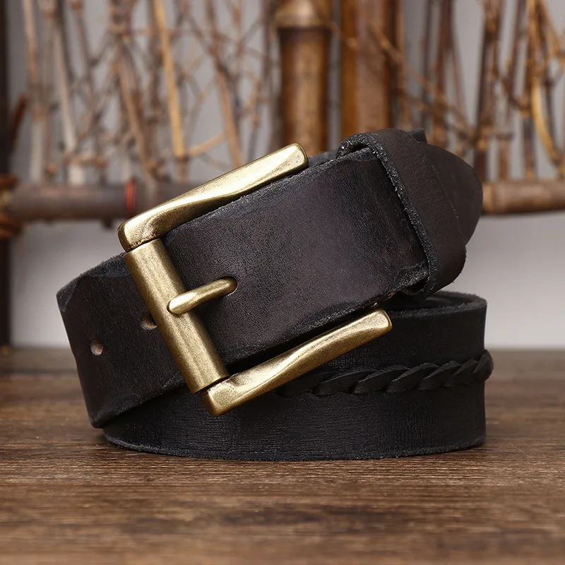 NEW Belts for Men Men's Leather Dress Belt Fashion Male Waistband Width:38mm length:110-125cm