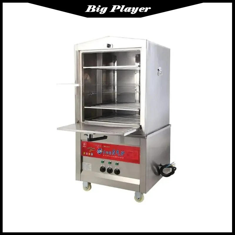 

XL Seafood Steaming Cabinet Stew Soup Cabinet Commercial Stew Machine Two Doors Four Layers Gas Steaming Soup Box Electric