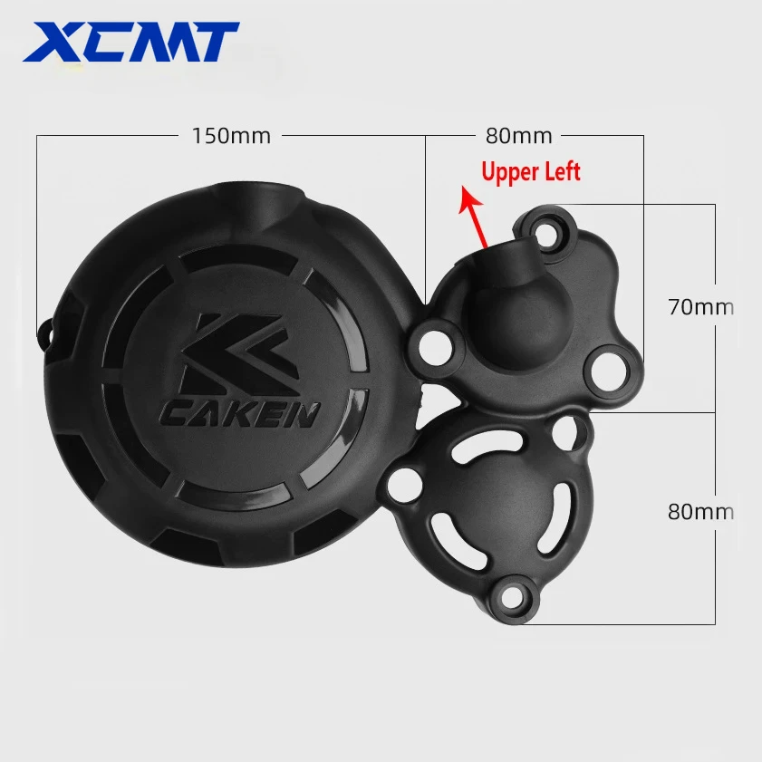 Motocross Ignition Clutch Cover Guard Small Sprocket Gear Protector For Bosuer BSE M6 J1 X6 ZongShen 300cc CBS300 CBS 300