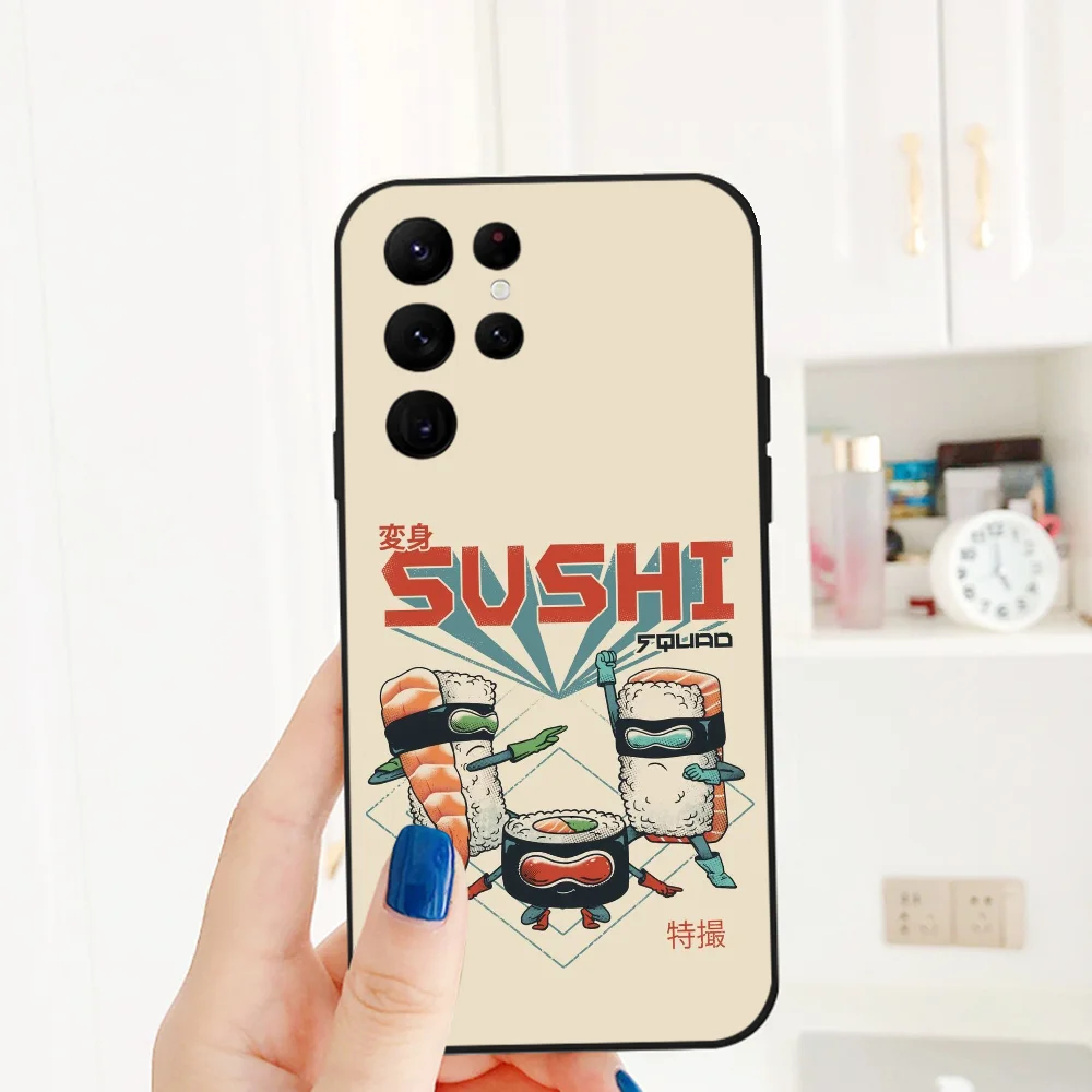 Ретро японский корейский торговый чехол для телефона Samsung S series s20 s21 s22 s23 s24 FE Plus Ultra TPU Мягкий и приятный для кожи чехол